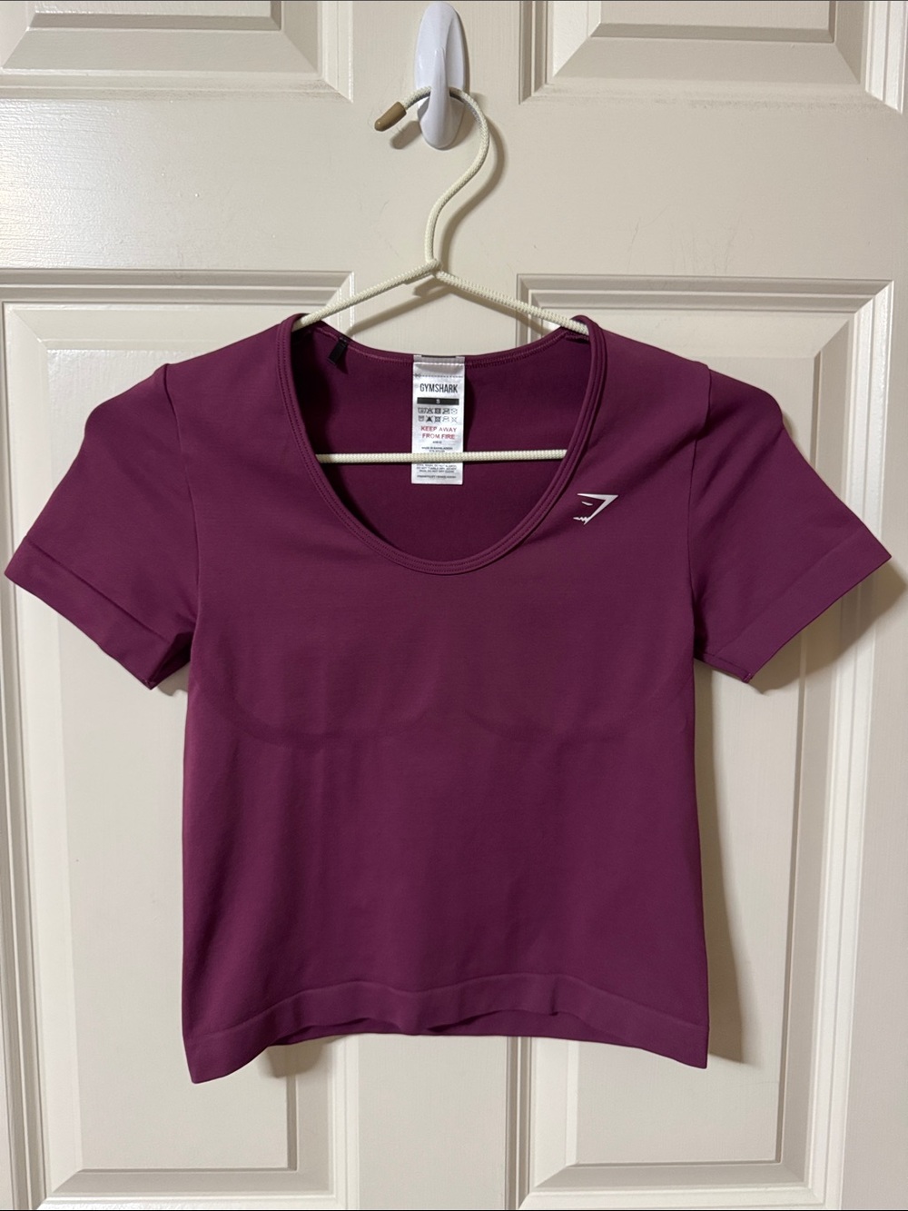 Gymshark Plum Short Sleeve Scoop-Neck Tee